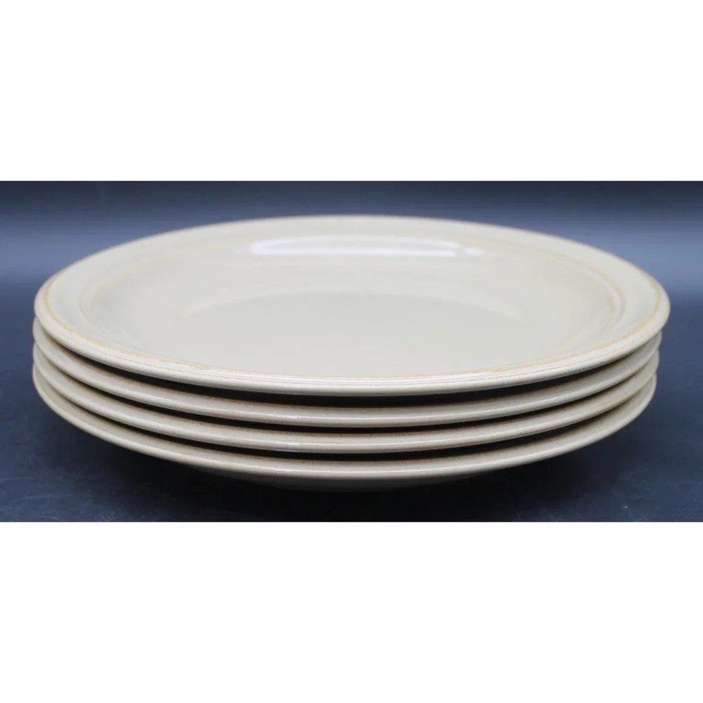 Set of 4 Dansk Sirocco Salad Plates Beige Stoneware 9